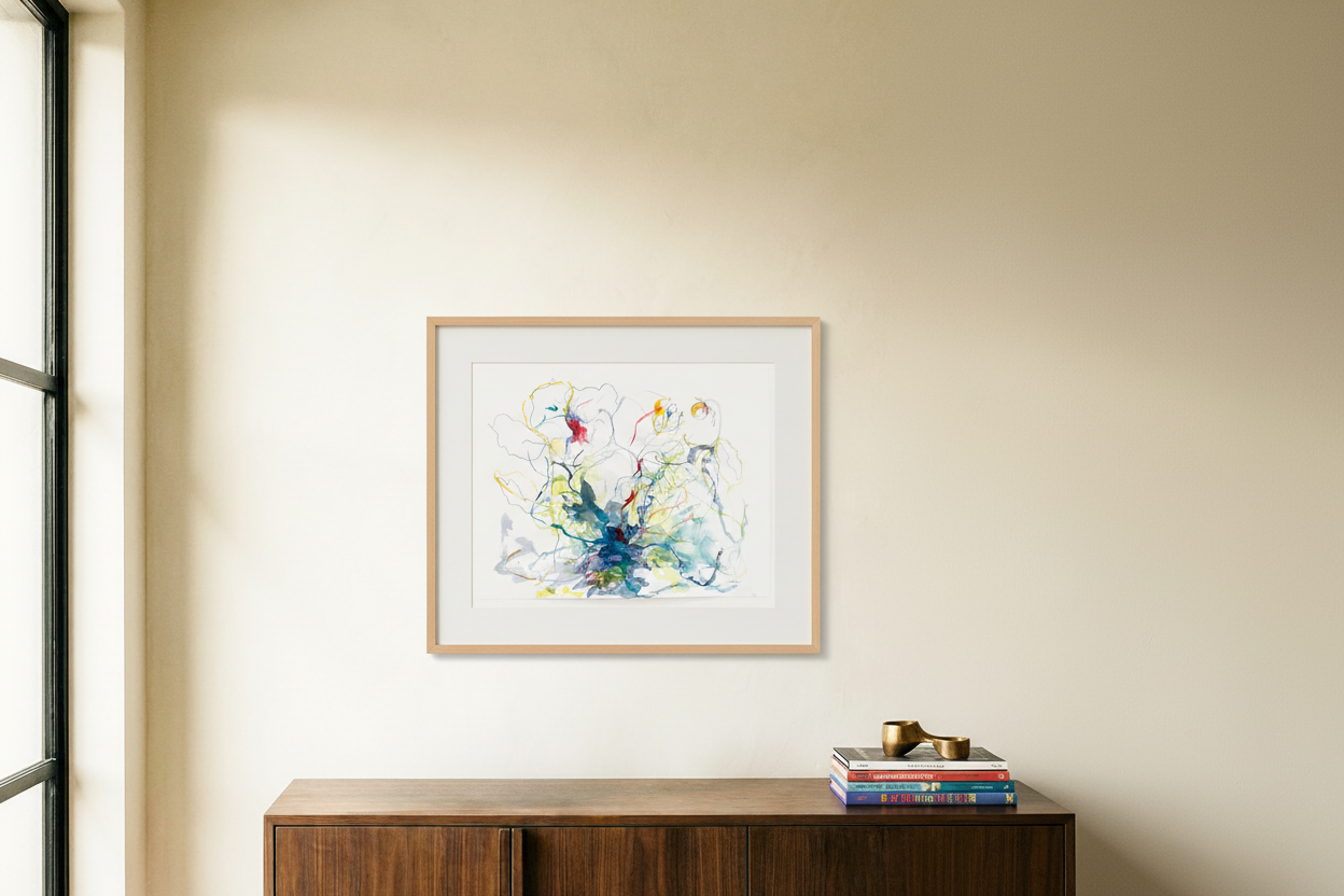 Eternal Spring - Walnut Credenza Room